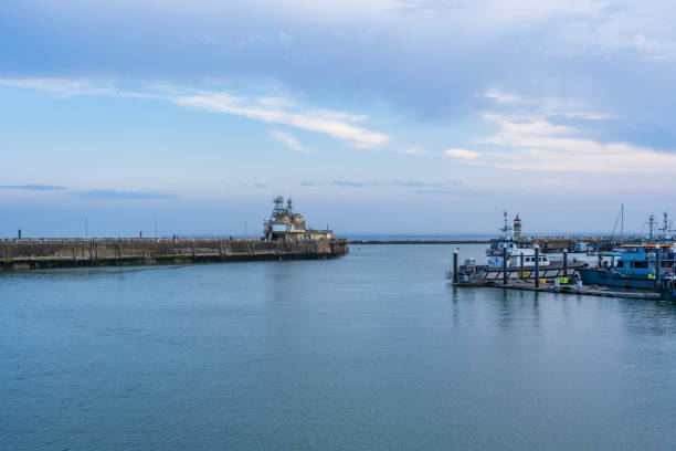 View of the port of Ramsgate, a small town in southeast England