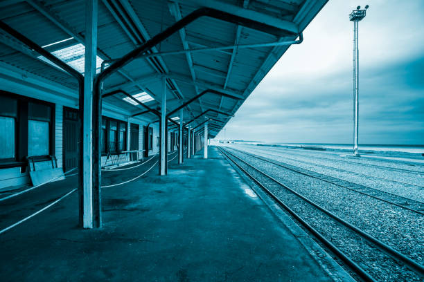 Empty chair in Bangkok Railway Station.