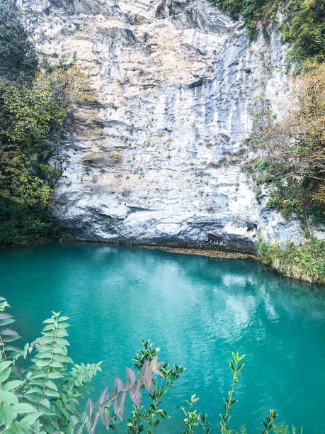 istock Blue lake, mountain Akhtsykh, Abkhazia 2201502239