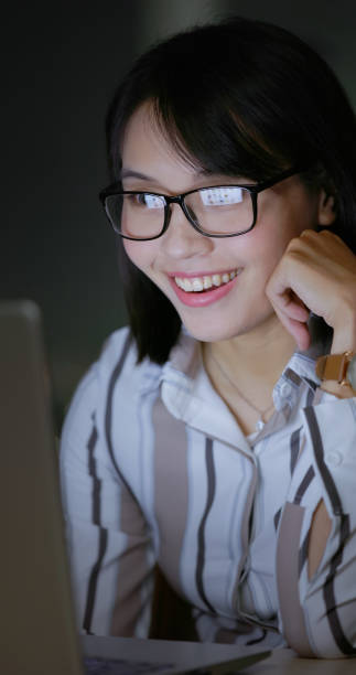 istock woman watching shopping website 2201509398