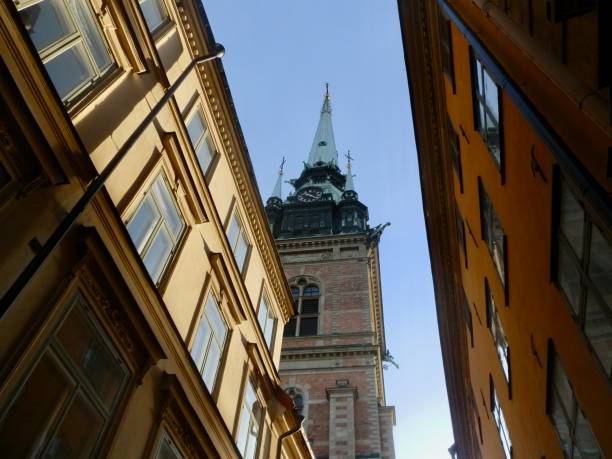 istock Upward view from Stockholm street 2201511264