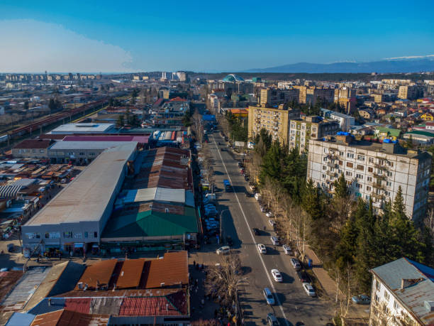 istock High angle view on bazar in Kutaisi 2201513810