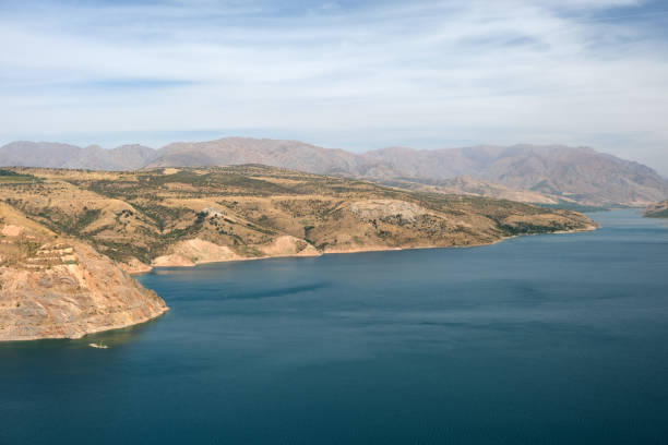 istock view from above of the Charvak reservoir 2201517921