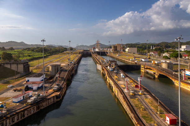 istock Miraflores Locks in the Panama Canal 2201525173