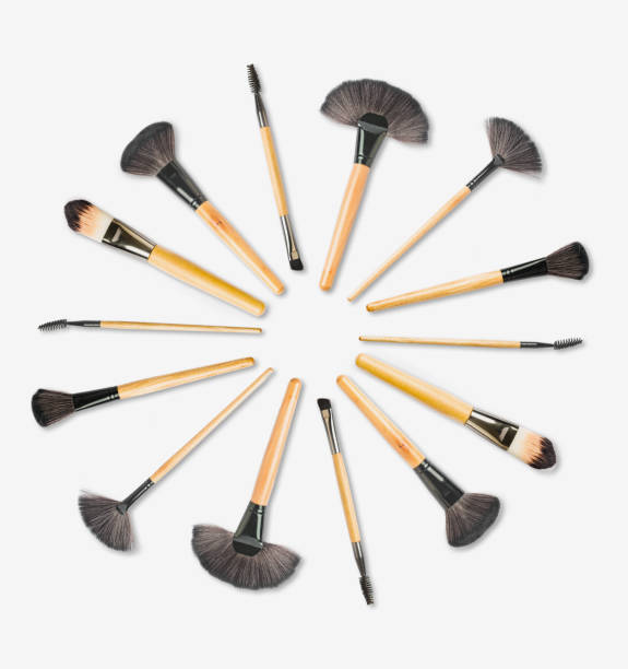 The delicate tools for makeup. Makeup brushes