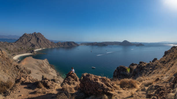 istock Experience the Stunning Panoramic View of a Beautiful, Tranquil Coastal Landscape for Everyones Enjoyment 2201531024