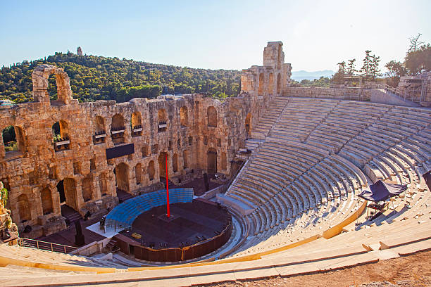 istock Famous ancient theater of Athens, in Acropolis 2201531191