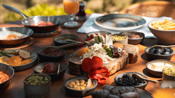 istock A Rich and Flavorful Turkish Breakfast Table 2201539416