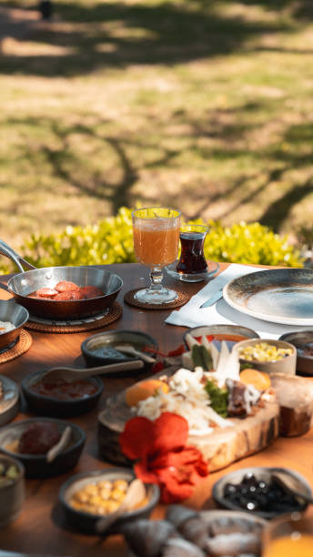 istock A Rich and Flavorful Turkish Breakfast Table 2201539445