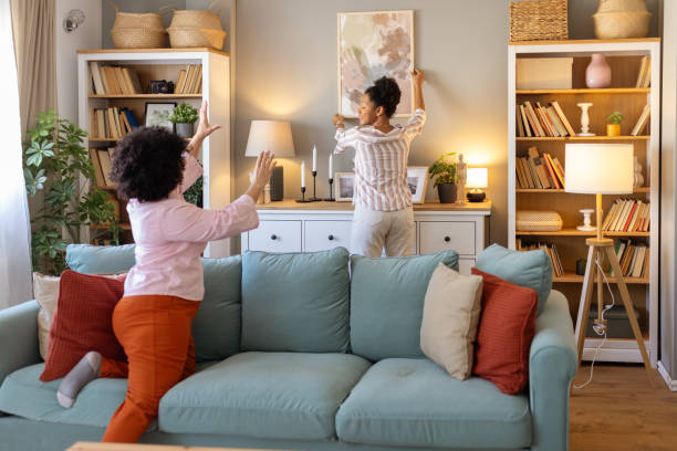 istock Decorating Their Stylish Apartment Together 2201541664