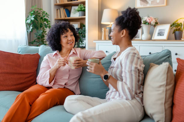 istock Comfort and Friendship: Women Bonding Over Coffee 2201542247