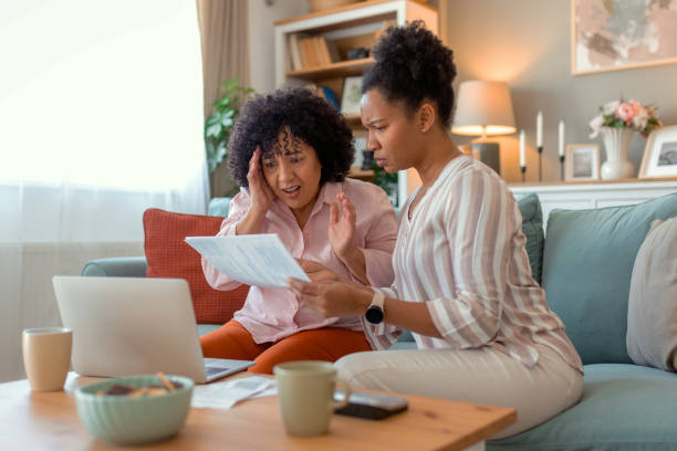 istock Frustrated Women Struggling with Household Expenses 2201542263