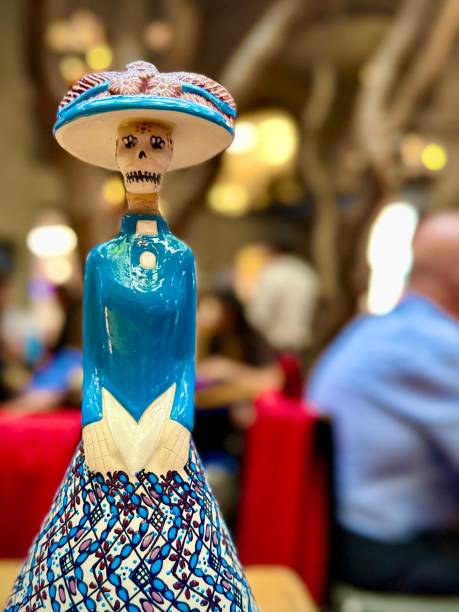 istock Colorful Ceramic Catrina Figurine (Mexico City, Mexico) 2201549427