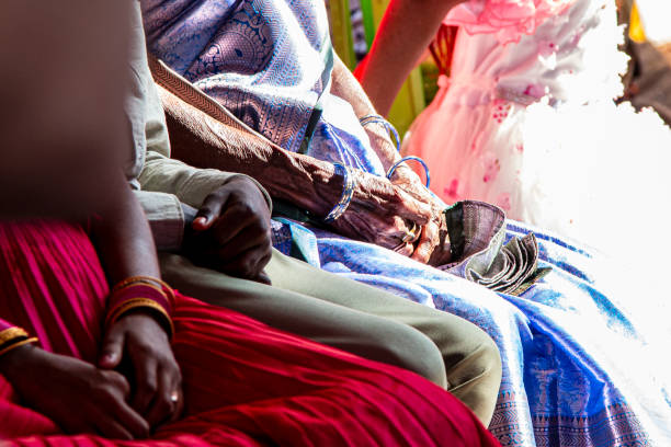 istock hands of women in typical saree 2201553585