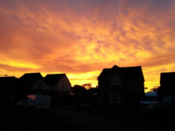 istock Sky made of gold. Marson Moretaine, UK 2201571389