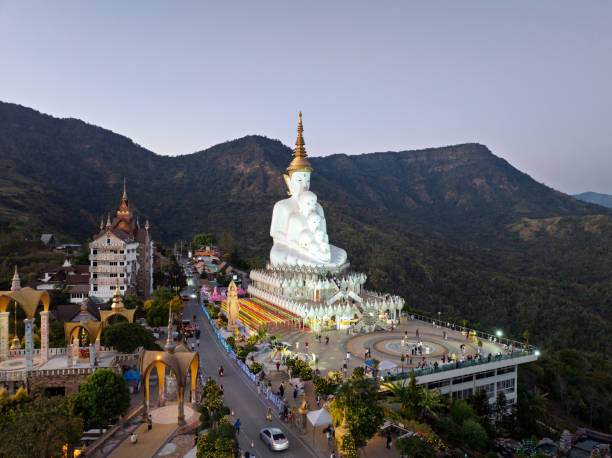 istock Buddha statue at Wat Phra Thart Pha Kaew temple in Phetchabun Thailand 2201572029