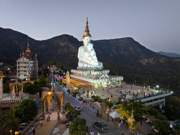istock Buddha statue at Wat Phra Thart Pha Kaew temple in Phetchabun Thailand 2201572031