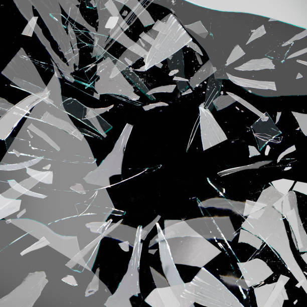 Conceptual image of shattered glass