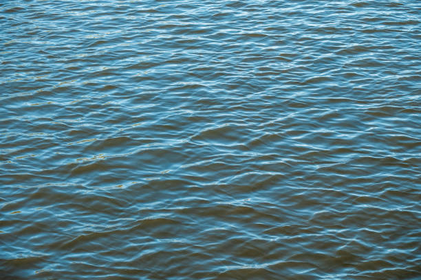 istock The water is calm and still, with no ripples or waves 2201593523