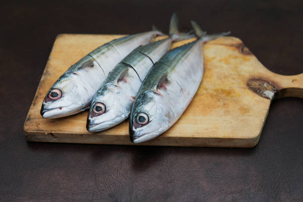 Mackerel fish with spices and vegetables