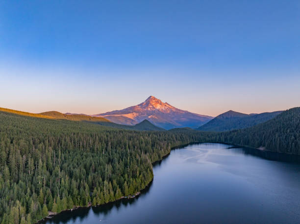istock Mt Hood and lost lake 2201609497