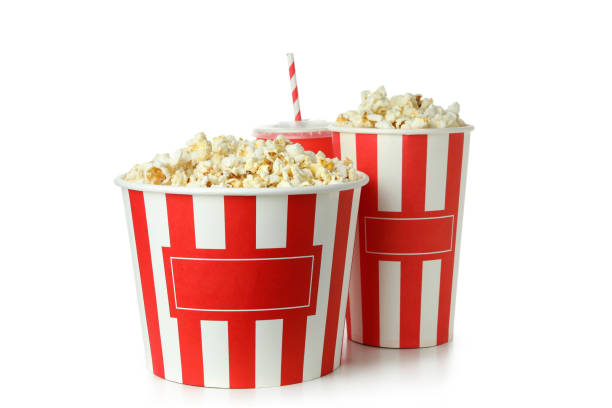 istock Classic cinema food isolated on white background 2201620038