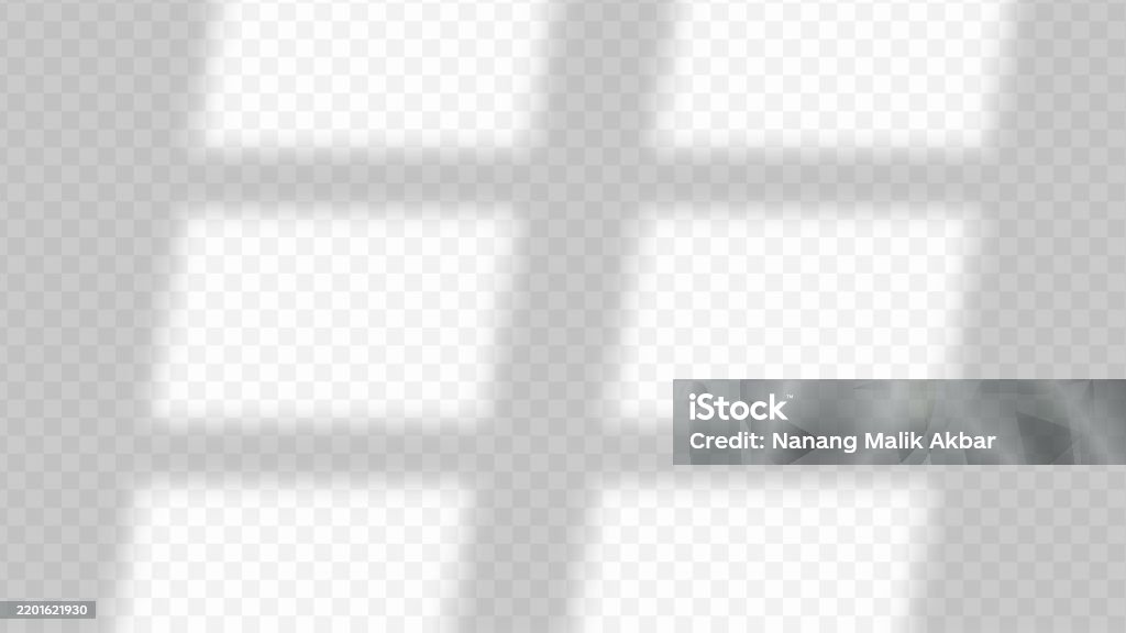 Layout Shadow Shadow Window With Transparent Background Shadow Overlay Effect Mockup ...