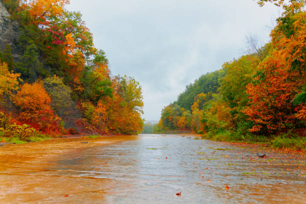 Beautiful Autumn in Taughannock Falls State Park
