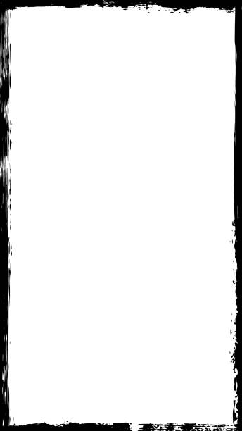 istock Vector illustration. Set of 19 frames in grunge style. Dirty borders collection on white background. Ink brush stroke design elements for social media stories, flyer, voucher, coupon, leaflet 2201628516