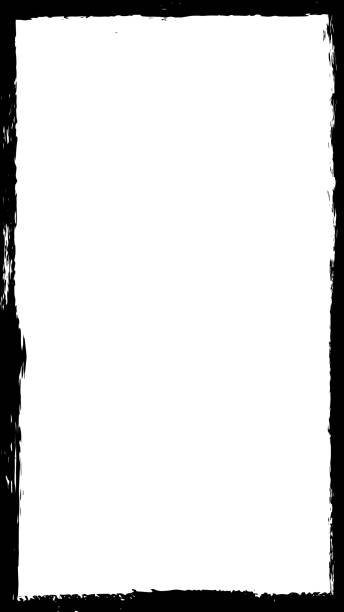 istock Vector illustration. Set of 19 frames in grunge style. Dirty borders collection on white background. Ink brush stroke design elements for social media stories, flyer, voucher, coupon, leaflet 2201628564