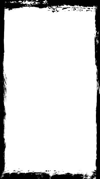 istock Vector illustration. Set of 19 frames in grunge style. Dirty borders collection on white background. Ink brush stroke design elements for social media stories, flyer, voucher, coupon, leaflet 2201628656