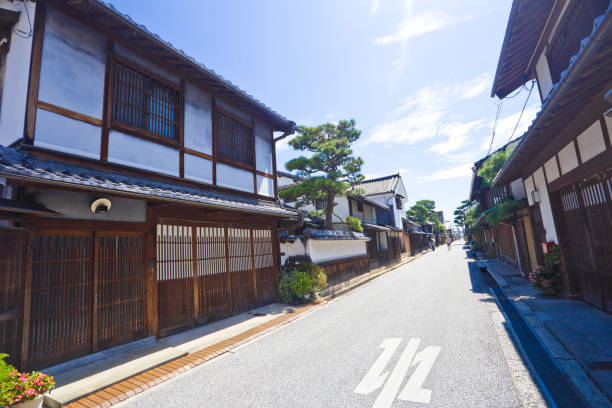 istock Omihachiman town in Shiga prefecture, Japan. 2201630127