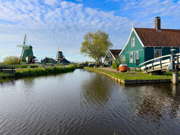istock skyline of old town Zaanse Schans 2201643712