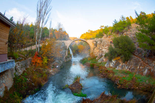 istock Clandras Bridge and Waterfall, Usak, Turkey 2201647798