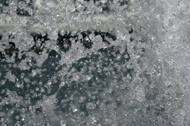 istock Water droplets in mid-air 2201652615