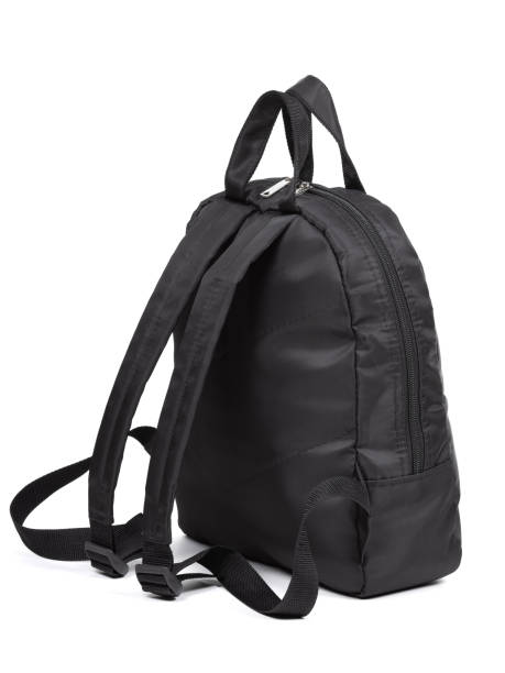 istock Black and red sport backpack bag isolated on white background 2201652771