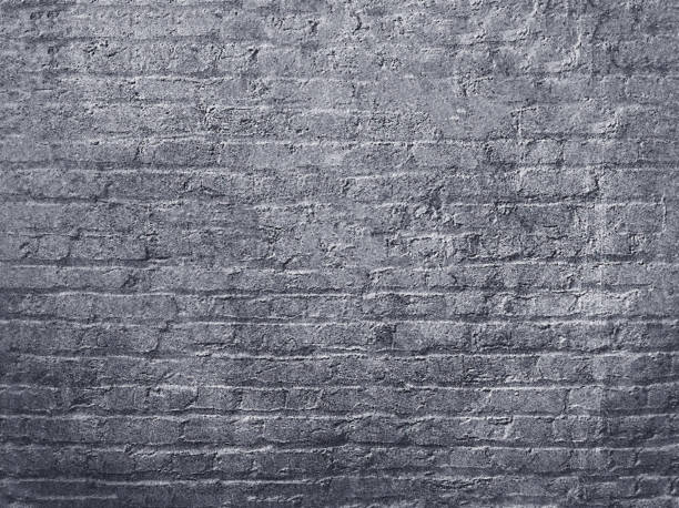 istock The background image of an old brick wall is gray 2201652851