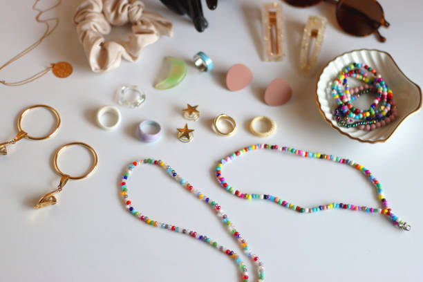 Hand Figurine, Various Jewelry And Accessories