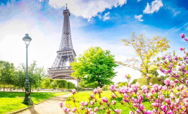 istock eiffel tour and Paris cityscape 2201657629