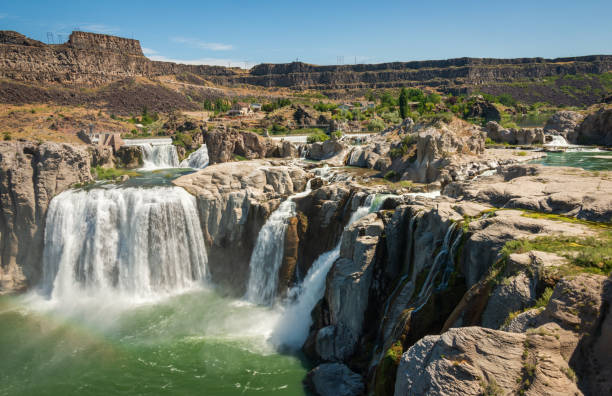 istock The Shoshone Falls in Idaho on the Snake River on a Summer Day 2201662675