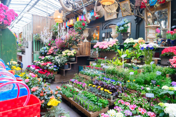 istock Paris flower market 2201663536