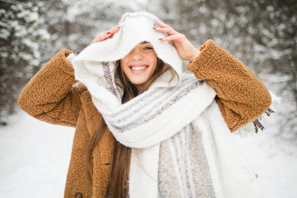 istock Winter is her favorite season 2201664241