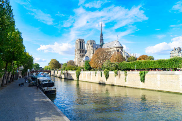 istock Notre Dame cathedral, Paris France 2201664486
