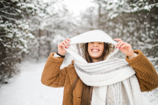 istock Winter is her favorite season 2201666723