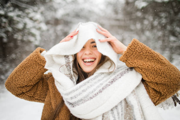 istock Winter is her favorite season 2201666800