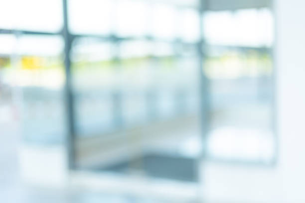 istock Blurred background,Light blurred background. blur health center an office or medical institution with panoramic windows and a perspective. 2201674529
