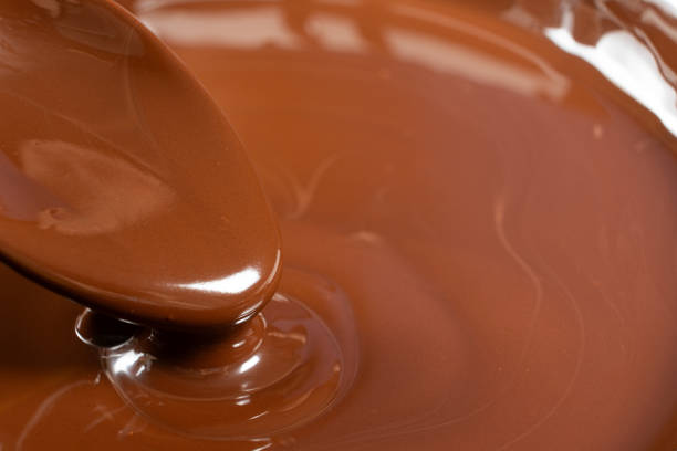 istock Luxurious Melted Chocolate Sauce with Rich and Deep Cocoa Flavor 2201674917