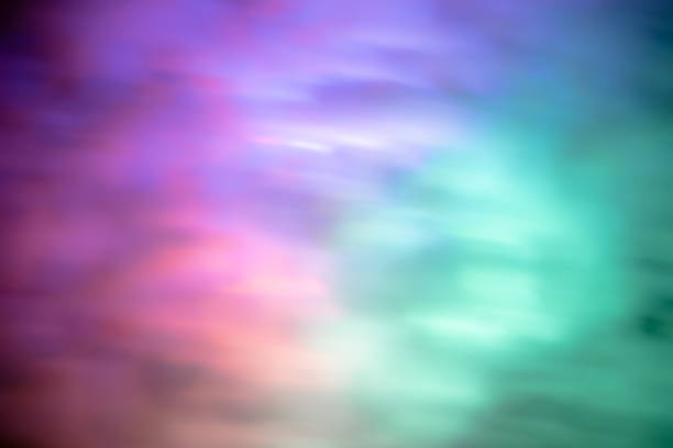 colorful fog in the dark