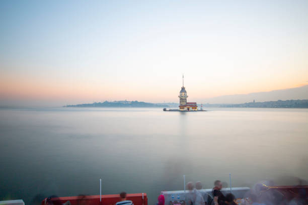 Maiden's Tower And sunset
