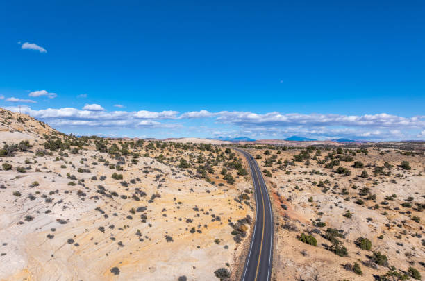 istock Scenic Desert Highway Utah Roadtrip Adventure 2201684933